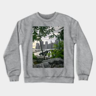 Manhattan Skyline Brooklyn New York City Crewneck Sweatshirt